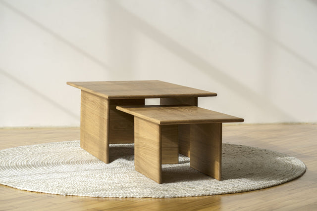 "Arch Nesting" Coffee Tables by Iron Roots Designs | made in Berkeley, CA