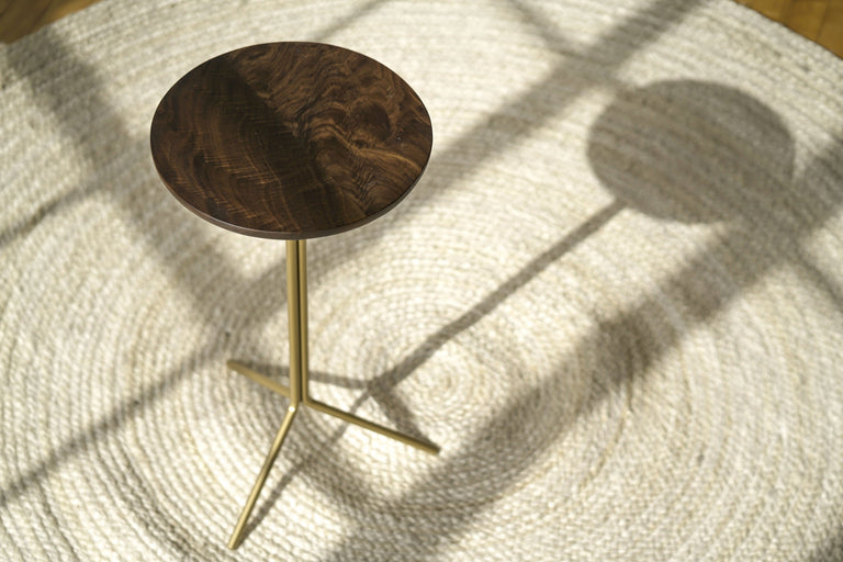 "Eaves" Drink Table by Iron Roots Designs | made in Berkeley, CA