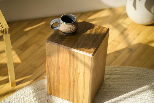 "Monolith" Side Table by Iron Roots Designs | made in Berkeley, CA