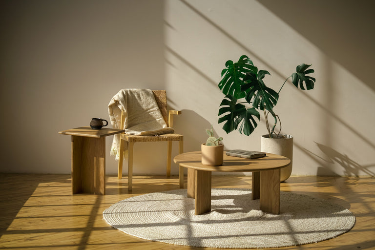 "Texture" Side Table by Iron Roots Designs | made in Berkeley, CA
