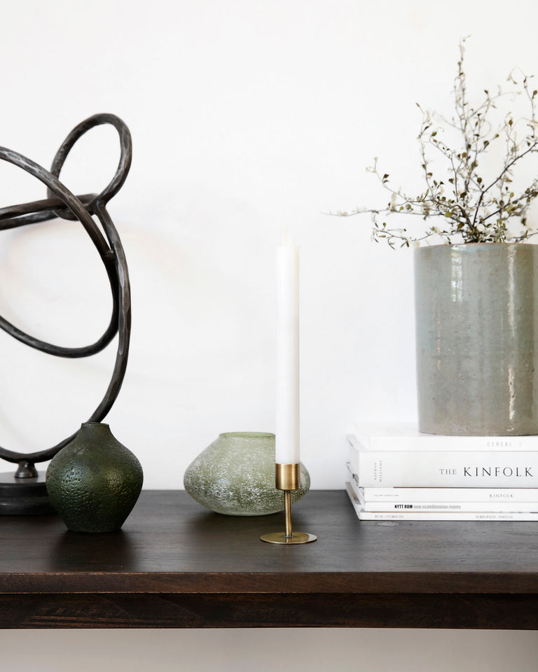 ANIT BRASS TAPER CANDLE HOLDER | OBJECTS | STAG & MANOR