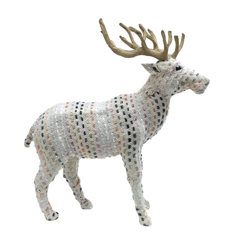 WOVEN COTTON STAG - | FIGURINE