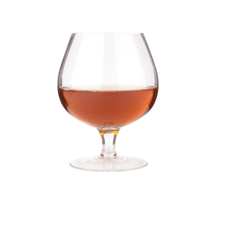 CRYSTAL WINGBACK BRANDY GLASSES