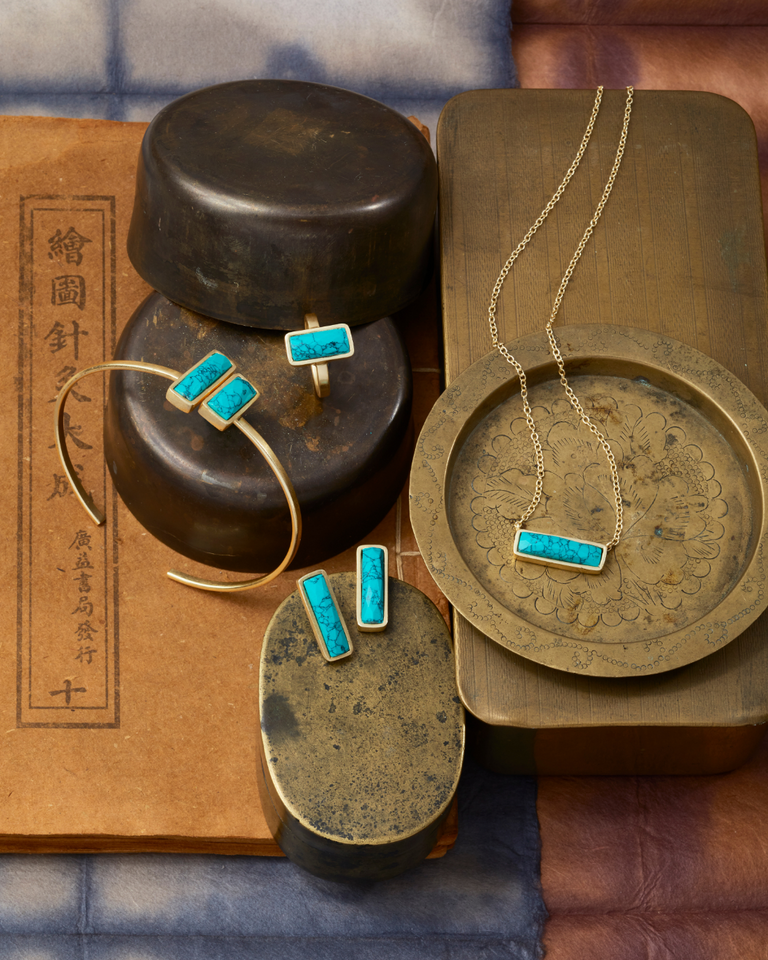 TURQUOISE PENDANT NECKLACE| JEWELRY