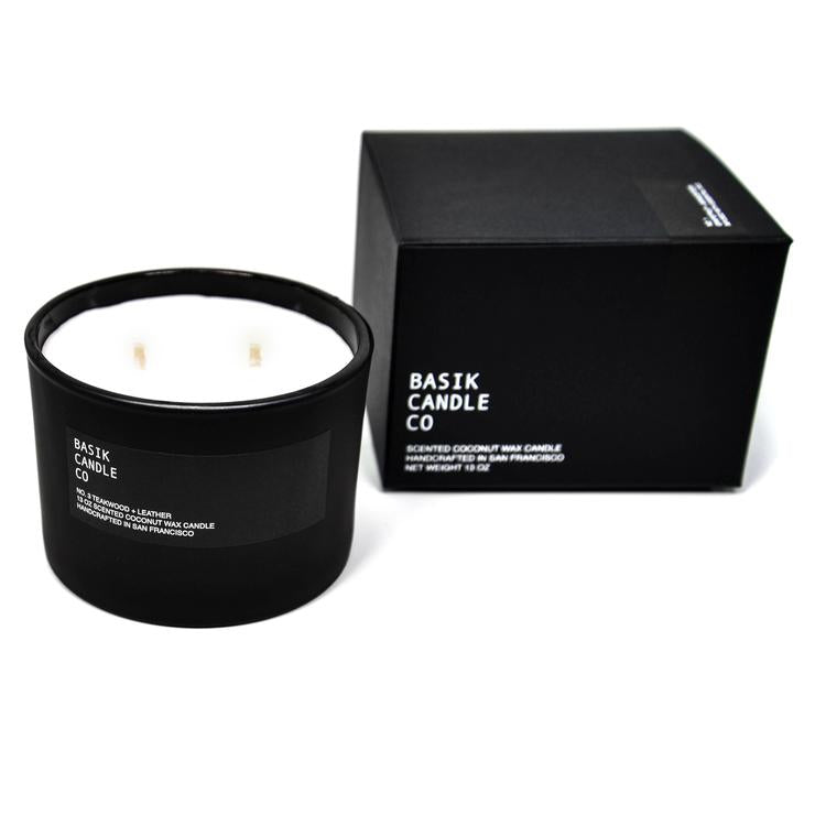 TEAKWOOD + LEATHER CANDLE | FRAGRANCE