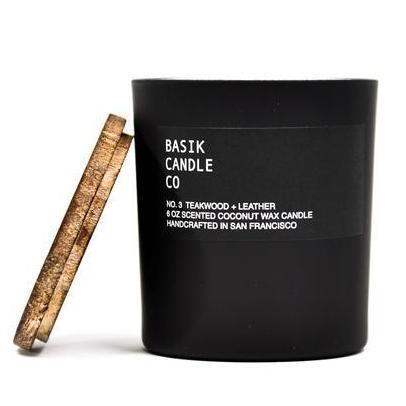 TEAKWOOD + LEATHER CANDLE | FRAGRANCE