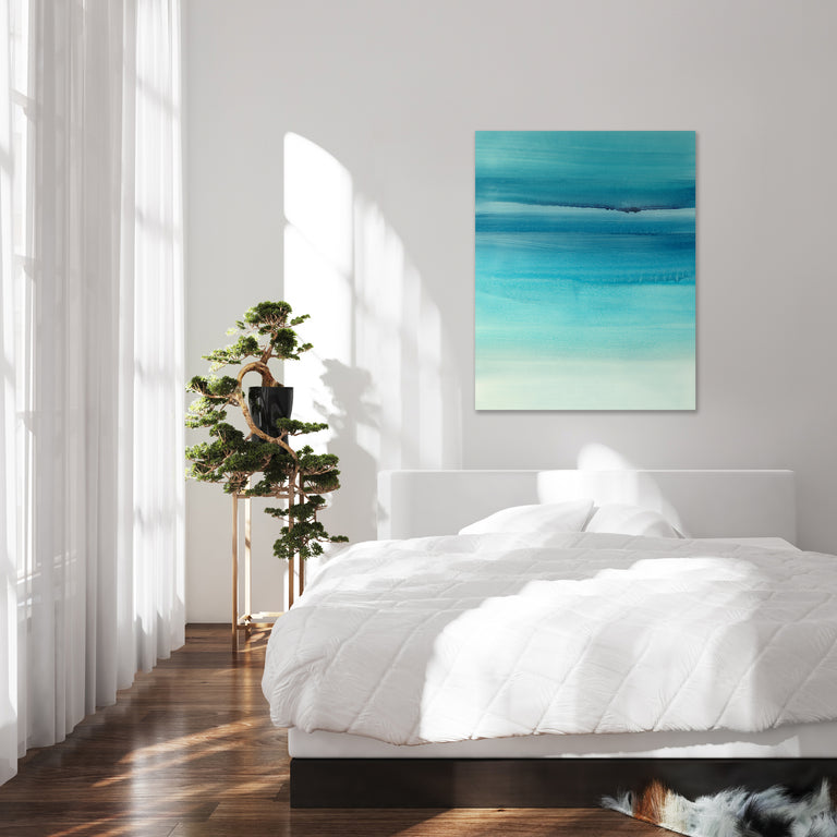 Clear Blue II by Barclay Butera (Canvas Wall Art)