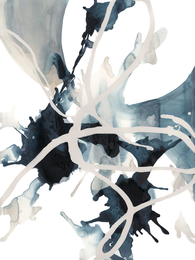 Twisting Blue I by Danielle Davis | stretched canvas wall art