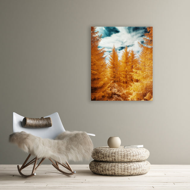 The Yellow Forest by David Keochkerian | stretched canvas wall art