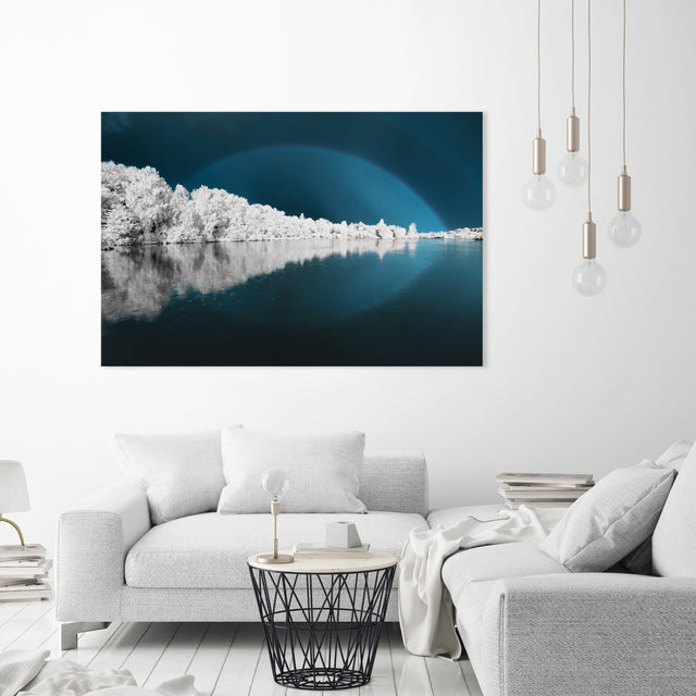Rainb'ir by David Keochkerian | stretched canvas wall art