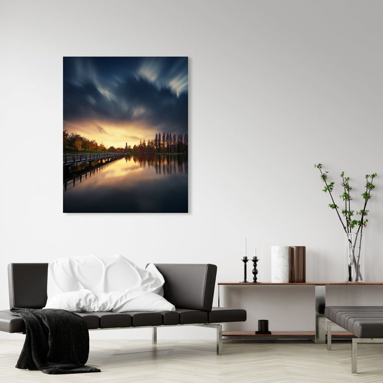 Explosion by Elinoz Sabus | stretched canvas wall art