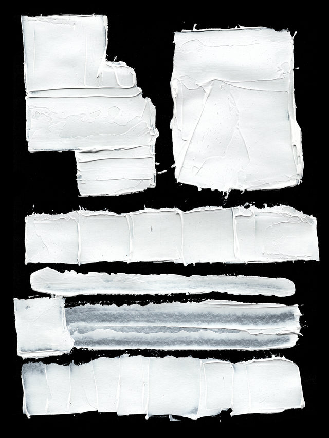 study in white I by FORM Design Studio | stretched canvas wall art