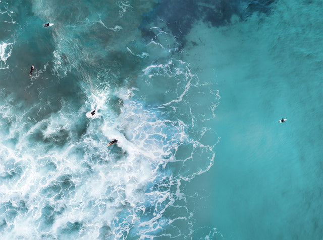 Aerial Surf VI by Daniel Barajas | stretched canvas wall art