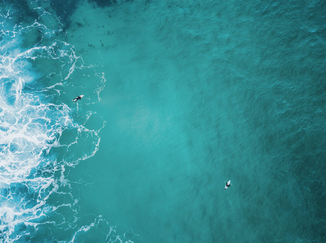 Aerial Surfers VI by Daniel Barajas | stretched canvas wall art