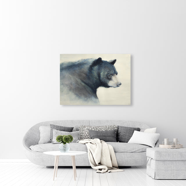 Black Bear by D’Alessandro Léon | stretched canvas wall art