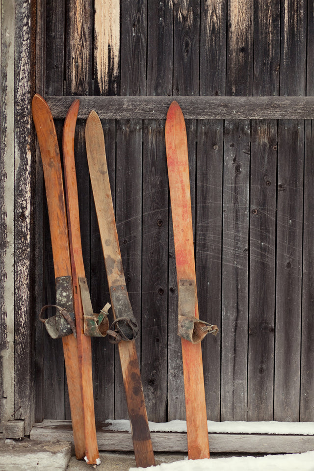 Ski Saturday by Jean Kenna | stretched canvas wall art