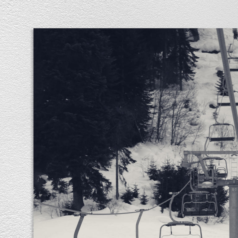 Into the Snow by Jean Kenna | stretched canvas wall art