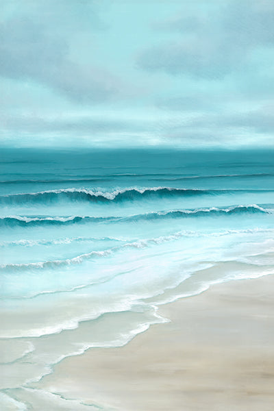 Sunrise in HB by Makai Howell | stretched canvas wall art