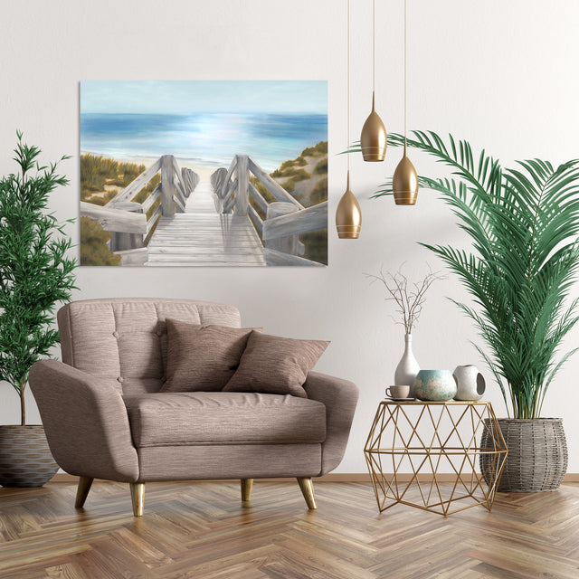 Let's Take the Stairs by Makai Howell | stretched canvas wall art