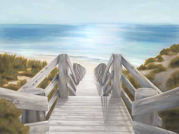 Let's Take the Stairs by Makai Howell | stretched canvas wall art