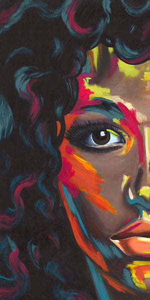 Vibrant Portrait I by Makai Howell | stretched canvas wall art