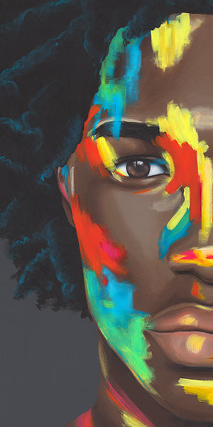 Vibrant Masculinity II by Makai Howell | stretched canvas wall art