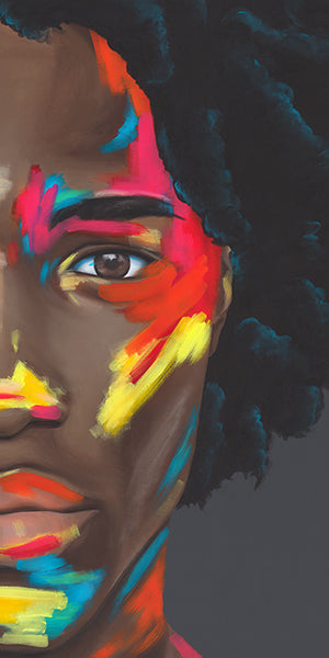 Vibrant Masculinity III by Makai Howell | stretched canvas wall art
