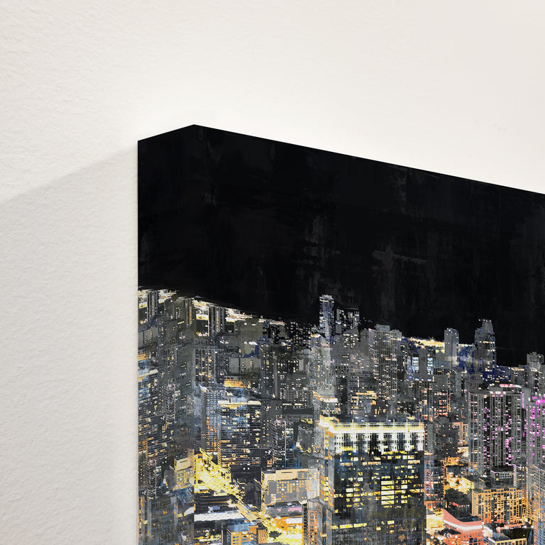 Starry Chicago III | stretched canvas wall art
