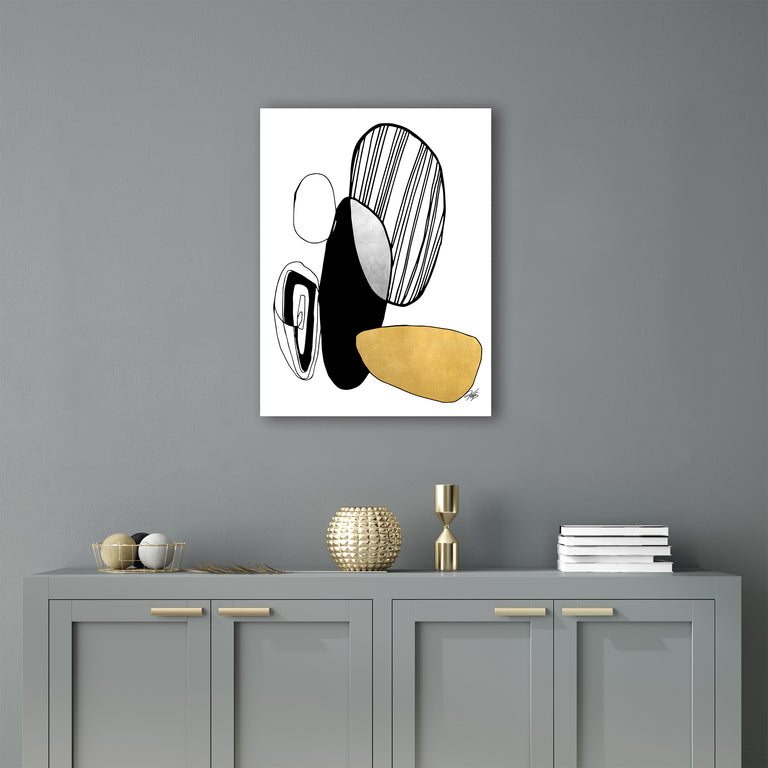 Crag IV by Kelly Ellis (Canvas Wall Art)