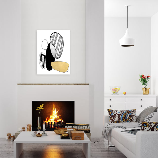 Crag IV by Kelly Ellis | stretched canvas wall art