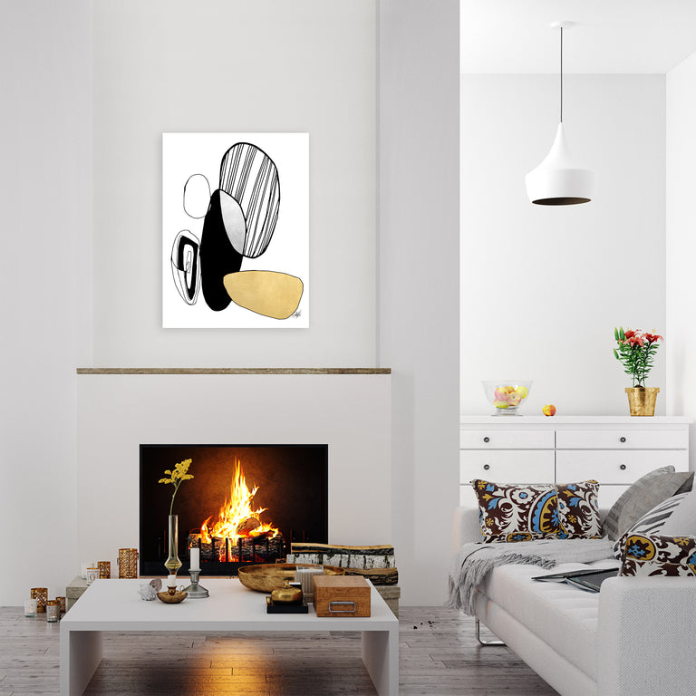 Crag IV by Kelly Ellis | stretched canvas wall art