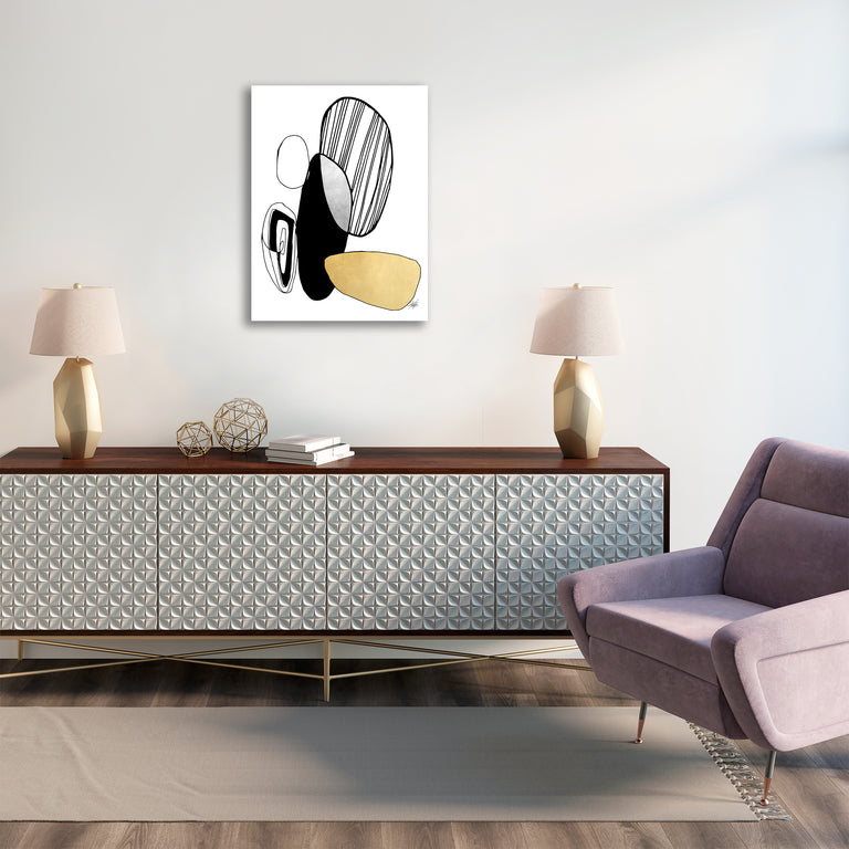 Crag IV by Kelly Ellis (Canvas Wall Art)