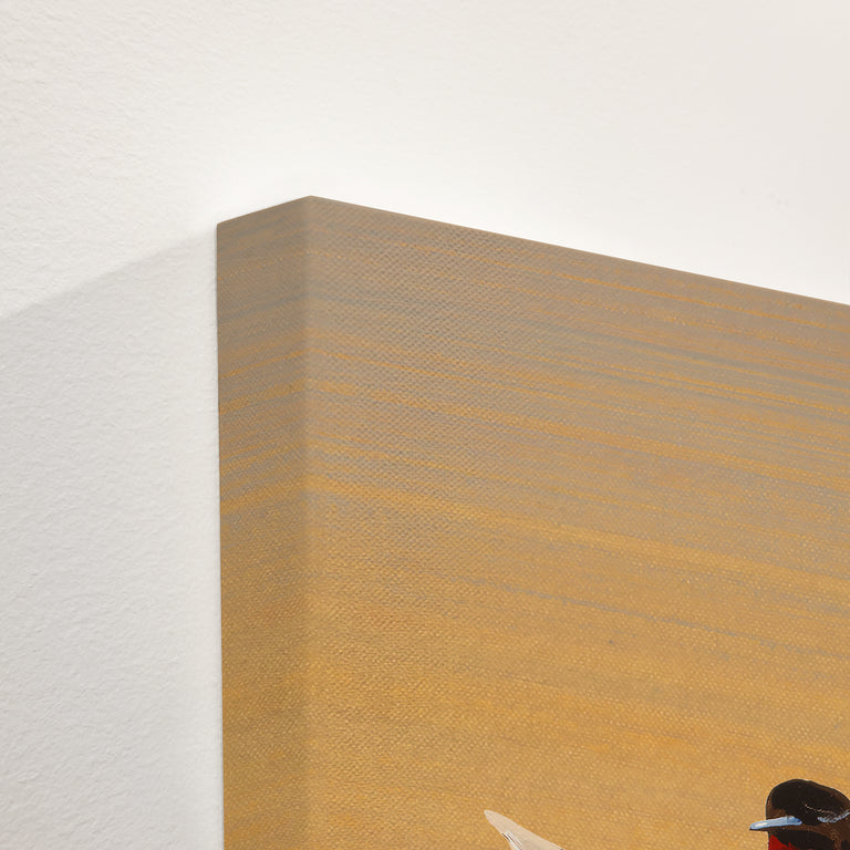 Quartered V | stretched canvas wall art