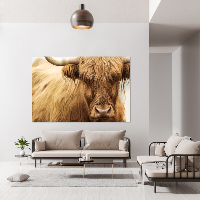 Highland Cattle III by Adam Mowery (Canvas Wall Art)