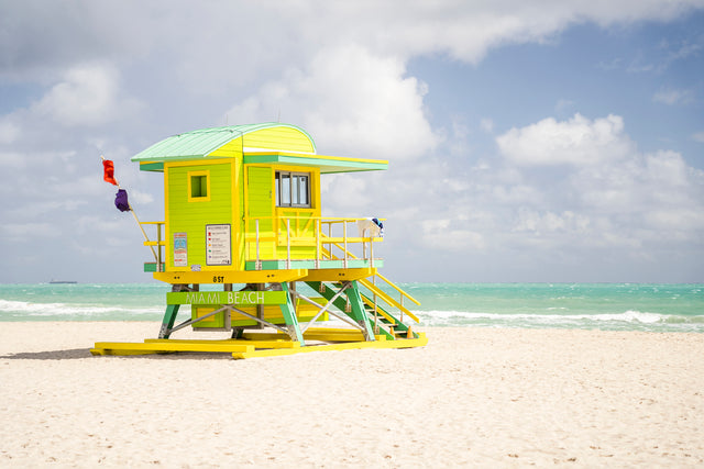 Lifeguard Stand I by Adam Mowery | stretched canvas wall art