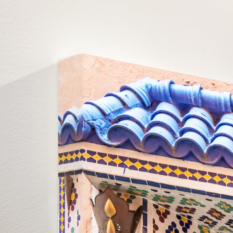 Marrakech Colored Tiles by Richard Silver | stretched canvas wall art