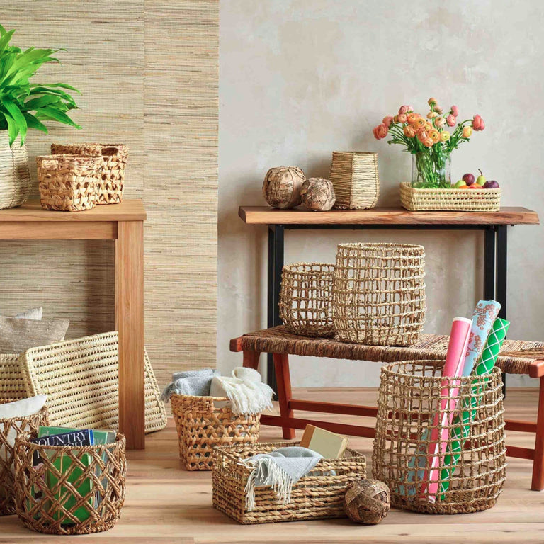 PESARO BASKETS (SET OF 3) | STORAGE