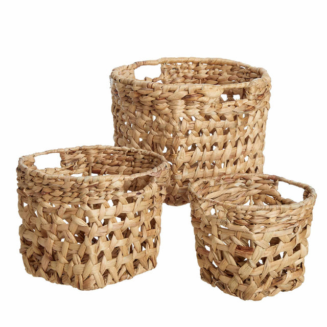 TRANIA BASKETS (SET OF 3) | STORAGE