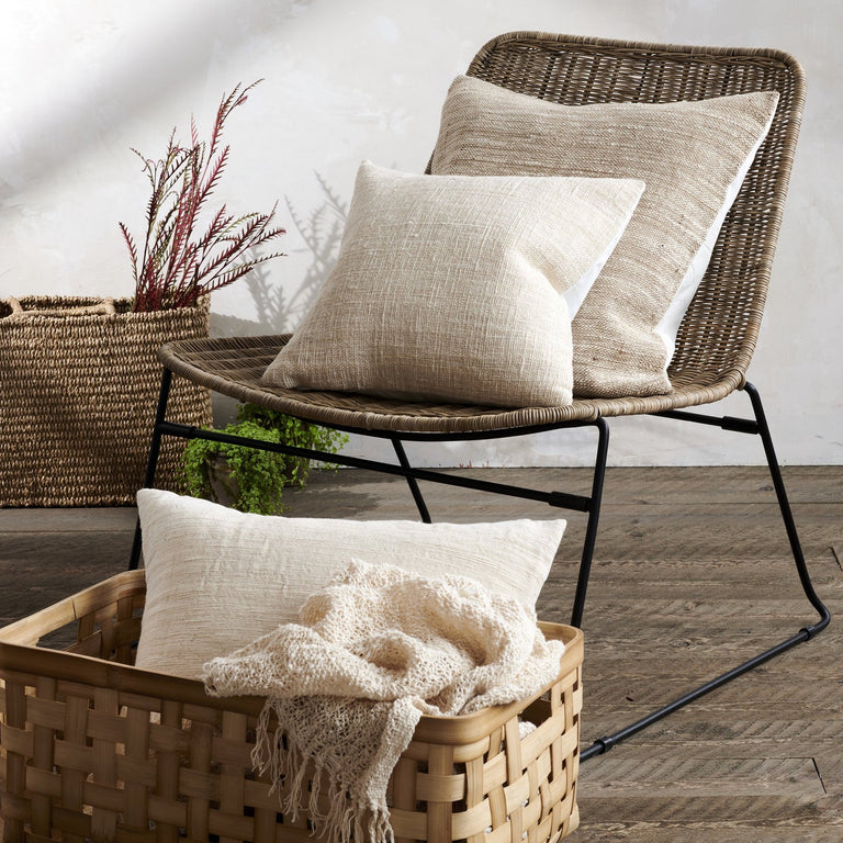 NATURAL CAPRI THROW BLANKET (INDONESIA) | THROWS | STAG & MANOR