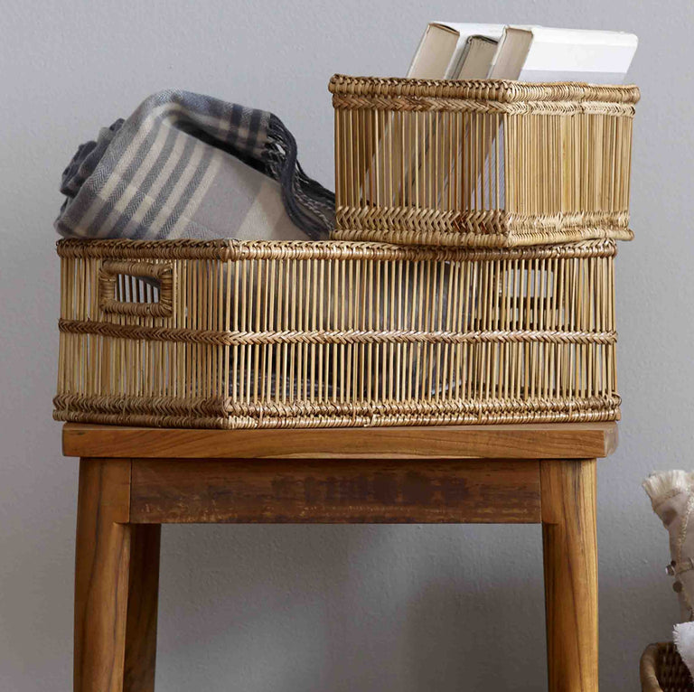 LIANA RECTANGULAR BASKET  | BASKET