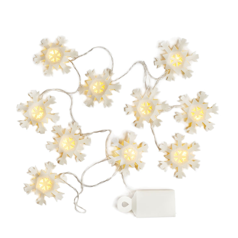 FLURRY LED GARLAND-SNOWFLAKE | HOLIDAY