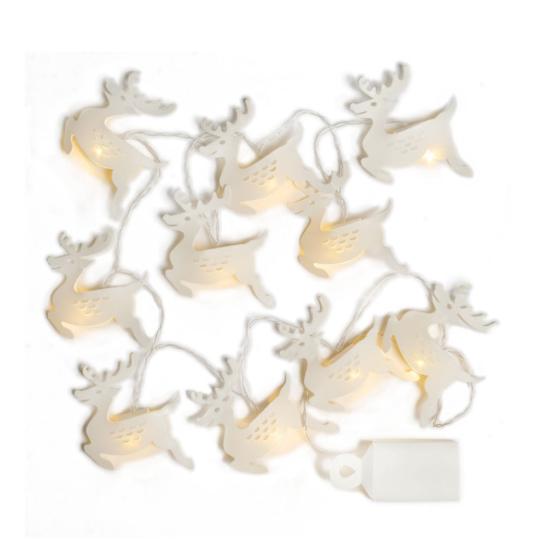 FLURRY LED GARLAND-REINDEER | HOLIDAY