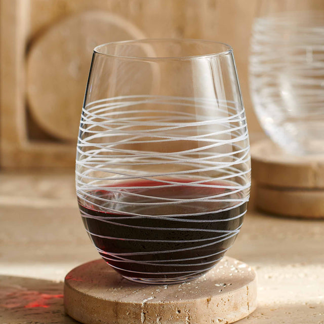 SOLIS STEMLESS WINE GLASS | GLASS