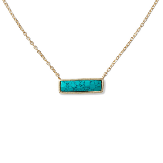 TURQUOISE PENDANT NECKLACE| JEWELRY