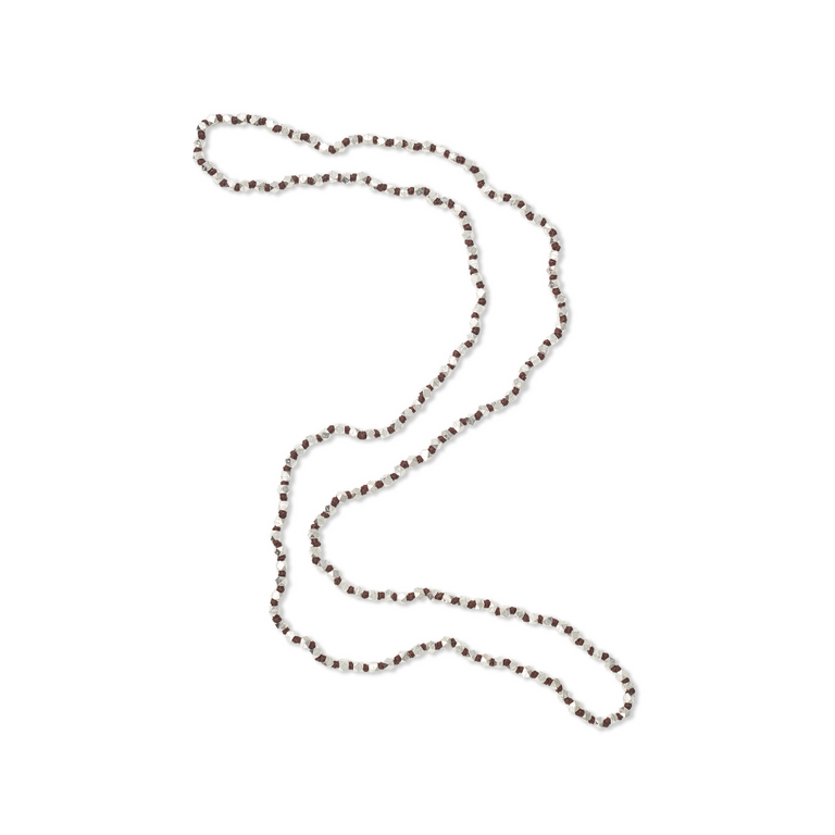 SILVER BEADED NECKLACE| JEWELRY