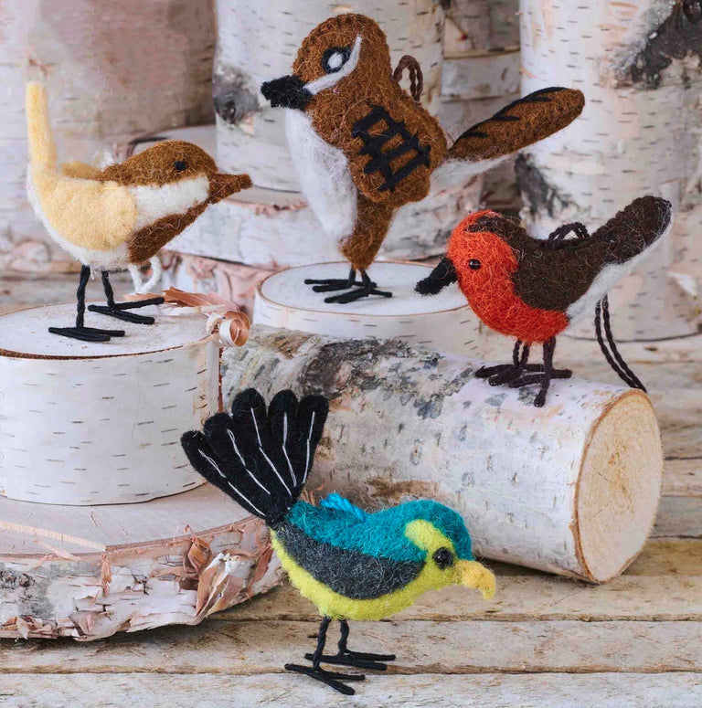 LILLIPUT ORN WINTER BIRDS-ST/4 | HOLIDAY