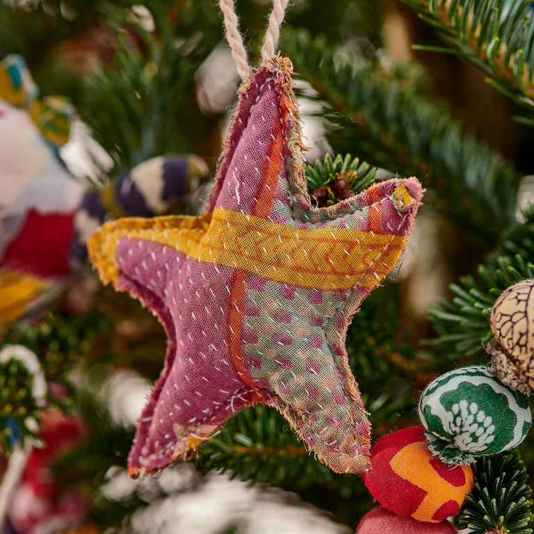 PATCHWORK CRNAMENT  | ORNAMENTS