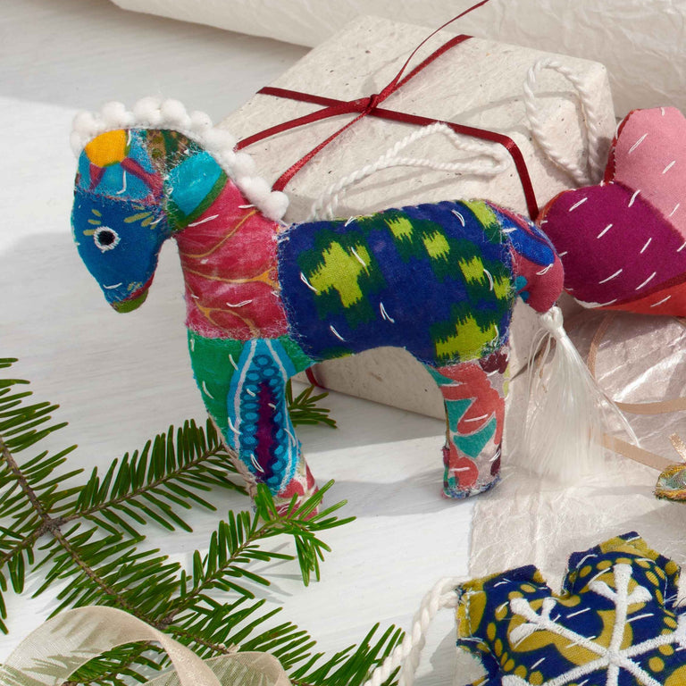 PATCHWORK CRNAMENT  | ORNAMENTS