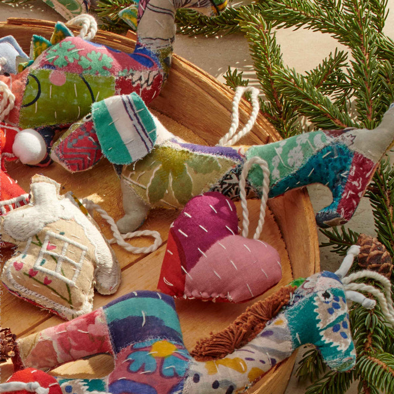 PATCHWORK CRNAMENT  | ORNAMENTS