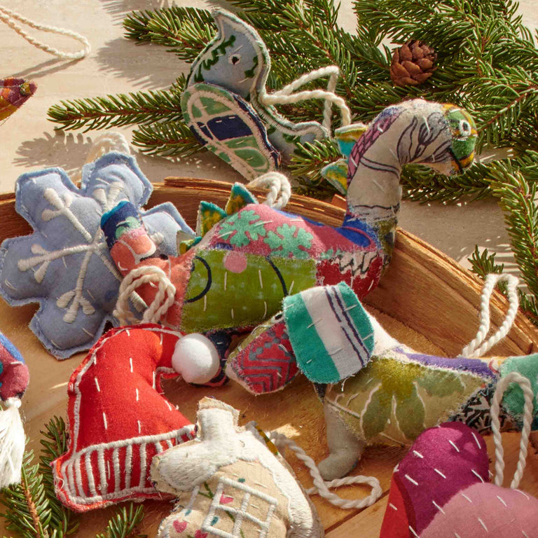 PATCHWORK CRNAMENT  | ORNAMENTS